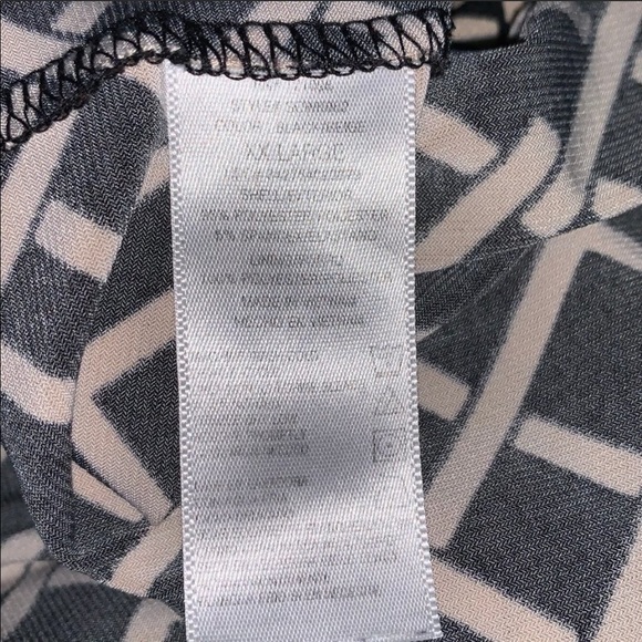 Kiara black tan/cream geometric print dress - Picture 8 of 8